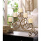 Accent Plus Cast Iron Antiqued Scrolled Candle Holder