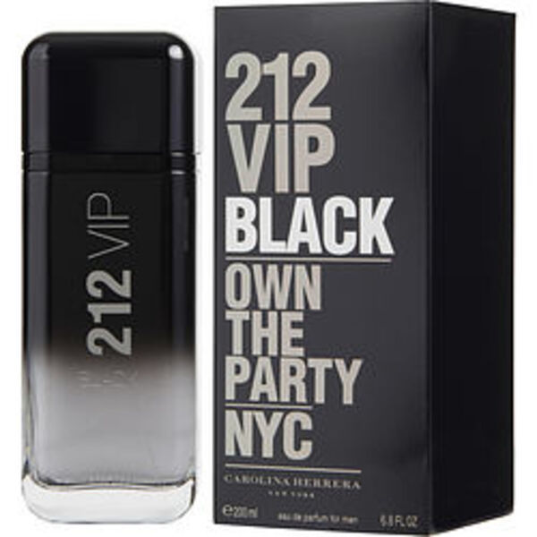 212 Vip Black By Carolina Herrera Eau De Parfum Spray 6.8 Oz For Men