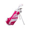 Tour X Size 1 Pink 5pc Jr Golf Set w Stand Bag