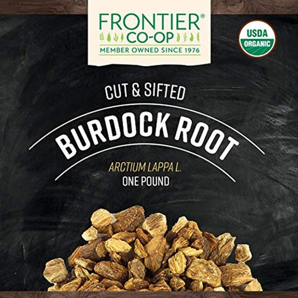 Frontier Organic Burdock Root, 1-Pound Bulk Bag Frontier
