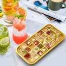 One-button Press Type Ice Mold Box Plastics Ice Cube Maker Ice Tray Mold With Storage Box With Lid Bar Kitchen Accessories