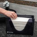 San Jamar T1720TBK Countertop Paper Towel Dispenser w/ 1 Stack Capacity - Plastic, Black Pearl