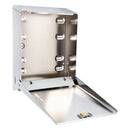 San Jamar T1900XC Wall Mount Paper Towel Dispenser for C Fold or Multifold - Steel, Matte Chrome