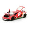 Sonic Knuckles with Lamborghini Aventador SV – Hollywood Rides Die-Cast Vehicle & Knuckles Figure by Jada Toys – Opening Doors & Hood