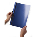DURABLE® DURACLIP® Report Cover - Letter Size 8 1/2" x 11" - 30 Sheet Capacity - Punchless - Vinyl - Black