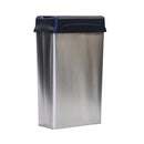 Witt 22 gal Indoor Decorative Trash Can - Metal, Stainless Steel (70HTSS)