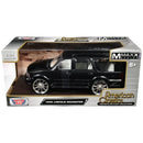 1998 Lincoln Navigator Black Met w/White Interior "Maxx Design" "American Classics" Series 1/24 Diecast Model Car by Motormax