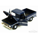 1966 Chevy C10 Pickup Truck, Blue - Motor Max 73355L - 1/24 Scale Diecast Model Toy Car
