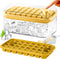 One-button Press Type Ice Mold Box Plastics Ice Cube Maker Ice Tray Mold With Storage Box With Lid Bar Kitchen Accessories