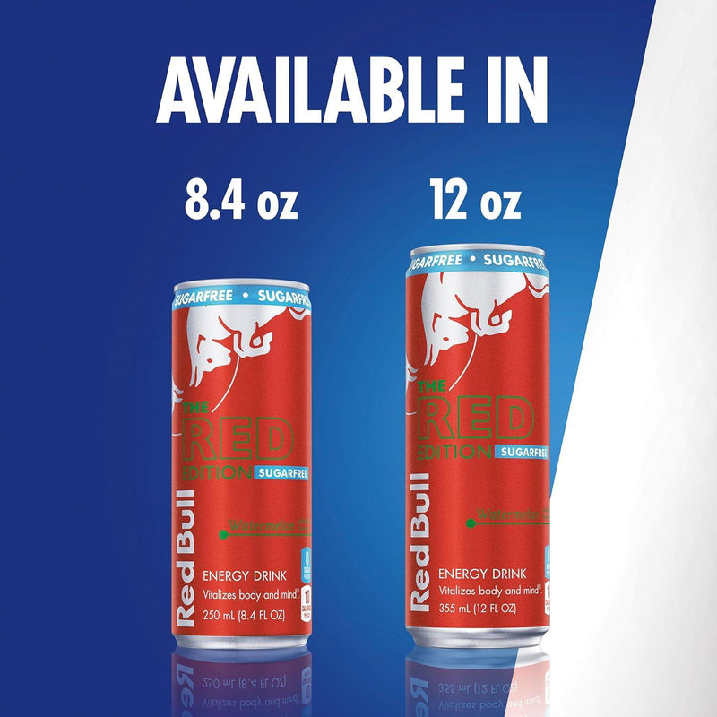Red Bull Red Edition Energy Drink,  8.4 Fl Oz, Pack of 24 Cans Red Bull