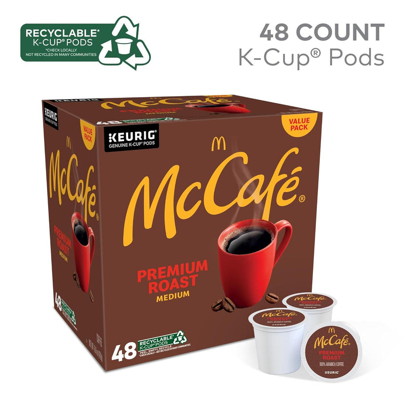 Mccafe Premium Roast, Single-Serve Keurig K-Cup Pods, Medium Roast Coffee Pods Pods, 48 Count McCafe