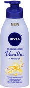 Nivea Lotion Oil-Infused Vanilla/Almond Oil 16.9 Ounce Pump (500ml)
