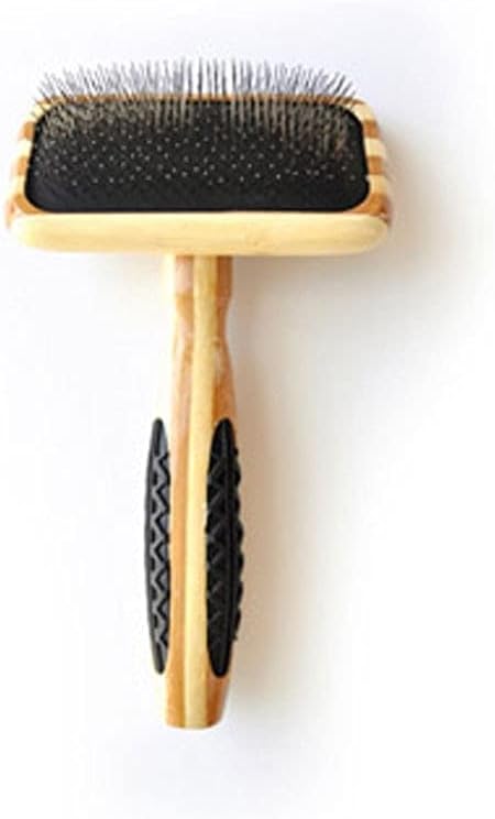 Bass Brush - Wire Boar Pet Groomer Oval. Sm/purse Size