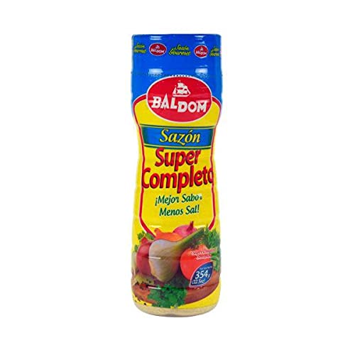 Baldom Sazon Completo, Dominican Cooking Seasoning Shaker, Light Spice Rub, 12.5 oz