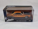 Jada 97126 Doms 1970 Plymouth Road Runner Copper Fast & Furious 7 Movie 1-24 Diecast Model Car