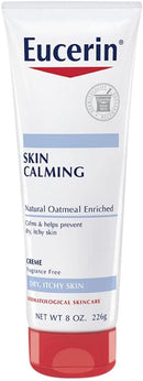 Eucerin Creme Skin Calming 8 Ounce Tube (Fragrance-Free) (236ml) (Pack of 1)