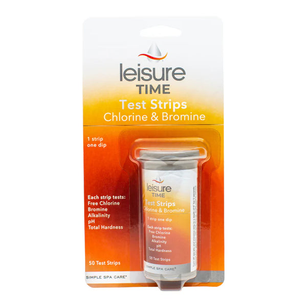Leisure Time Test Strips Chlorine and Bromine 50 strips