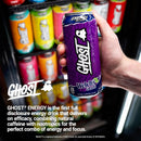 GHOST Energy Drink - 12-Pack, Welch'S Grape, 16Oz Cans - Energy & Focus & No Artificial Colors - 200Mg of Natural Caffeine, L-Carnitine & Taurine - Gluten-Free & Vegan GHOST ENERGY GHOST ENERGY