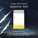 Dragon Shield Matte Dual Sleeves - Japanese Size | 60 CT - Smooth & Tough Premium TCG Sleeves - Compatible with Yu-Gi-Oh, Naruto, Cardfight & Vanguard | Crypt