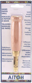 Aitoh Hand Paper Drill, Brown