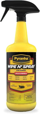 Pyranha 791738114526 Wipe N Spray 32OZ, 32 Ounce (Pack of 1), Yellow