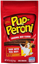 Pup-Peroni Snack Dog Treats, Beef, 2.5 oz