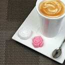 Canasuc Paris, L' Envie en Rose Pur Sucre de Canne,"Window Gift Box" of 36 Assorted French Molded Rose Sugar Pieces, White & Rose, 3.35 Oz