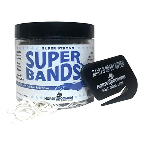 Super Bands - White 1/4 Pound