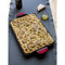 Lodge 15.5"X10.5" Cast Iron Baking Pan, Black Lodge Kitchen Bakeware Oil Baked Handles