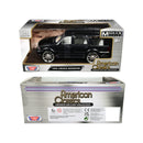 1998 Lincoln Navigator Black Met w/White Interior "Maxx Design" "American Classics" Series 1/24 Diecast Model Car by Motormax