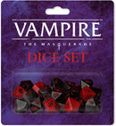 Renegade Games Studios Vampire: The Masquerade Dice Set - for Vampire: The Masquerade Roleplaying Game, New 5th Edition Dice Set