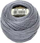 DMC 116 8-414 Pearl Cotton Thread Balls, Dark Steel Grey, Size 8