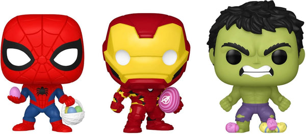 Funko Pocket Pop!: Marvel - Easter Spider-Man, Iron Man, & Hulk 3-Pack