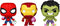 Funko Pocket Pop!: Marvel - Easter Spider-Man, Iron Man, & Hulk 3-Pack
