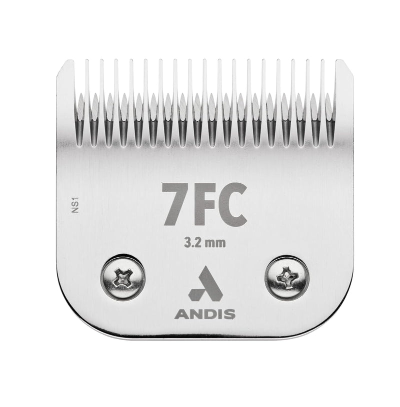 Andis 64075 Ultra Edge Dog Clipper Blade - Constructed Of Carbonized Steel, Exclusive Hardening Process With Long-Lasting Sharp Edges, 1/50-Inch Cut Length - For Larger Animals, Size-30, Chrome