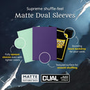 Dragon Shield Matte Dual Sleeves - Japanese Size | 60 CT - Smooth & Tough Premium TCG Sleeves - Compatible with Yu-Gi-Oh, Naruto, Cardfight & Vanguard | Crypt