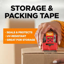 Scotch Long Lasting Storage Packing Tape with Dispenser, 1.88 in x 22.2 yd Roll, Clear – UV Resistant Adhesive for Moving, Shipping and Long-Term Storage (2 Rolls)