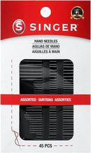 SINGER 01125 Assorted Hand Needles - Betweens, Chenille, Darners, Embroidery, Sharps & Tapestry, Assorted Sizes, 45-Count