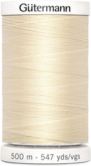Gutermann Sew-All Thread 547yd, Ivory