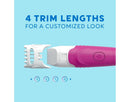 Schick Hydro Silk TrimStyle Razor with Bikini Trimmer for Women | 2-in-1 Bikini Razor for Women and Womens Trimmer for Pubic Hair, Includes 1 Waterproof Handle, 1 Refill & 1 AAA Battery