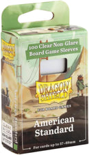 Dragon Shield Board Game Sleeves | Non-Glare Card Sleeves for Tabletop Games | Durable, Smooth Shuffle Feel & Acid-Free, Compatible with Gloomhaven, Wingspan & More | American Standard - 1 Pack