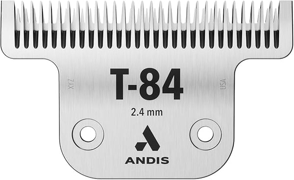 Andis 21641 Carbon-Infused Steel UltraEdge Pet Clipper Blade, Size-T-84, 3/32-Inch Cut Length