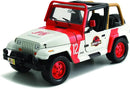 Jada Jurassic World 1:24 1992 Jeep Wrangler Jurassic World Die-Cast Car, Toys for Kids and Adults