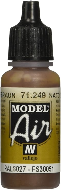 Vallejo Model Air Nato Brown Paint, 17ml