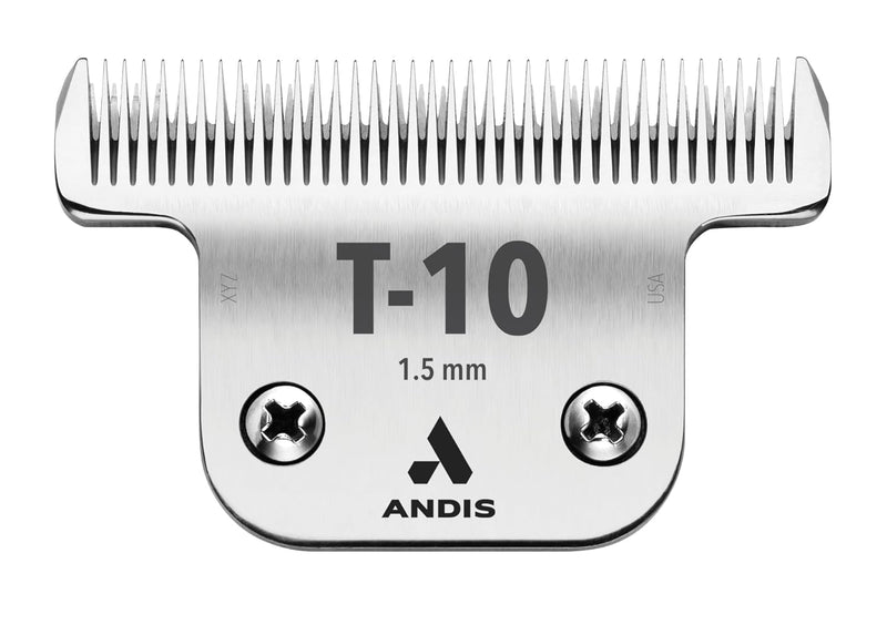 Andis 64075 Ultra Edge Dog Clipper Blade - Constructed Of Carbonized Steel, Exclusive Hardening Process With Long-Lasting Sharp Edges, 1/50-Inch Cut Length - For Larger Animals, Size-30, Chrome