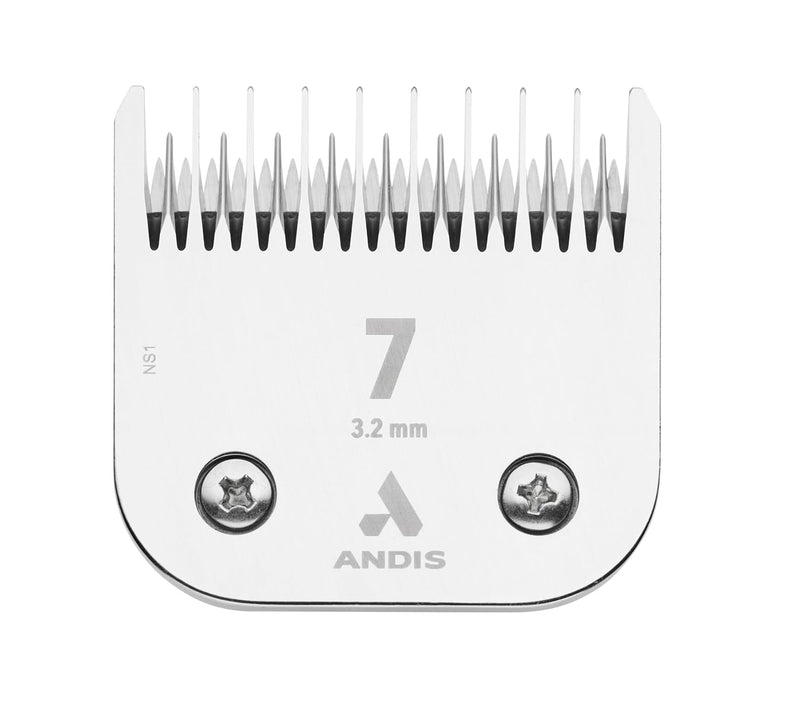 Andis 64075 Ultra Edge Dog Clipper Blade - Constructed Of Carbonized Steel, Exclusive Hardening Process With Long-Lasting Sharp Edges, 1/50-Inch Cut Length - For Larger Animals, Size-30, Chrome