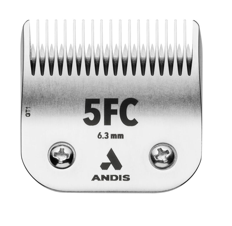 Andis 64075 Ultra Edge Dog Clipper Blade - Constructed Of Carbonized Steel, Exclusive Hardening Process With Long-Lasting Sharp Edges, 1/50-Inch Cut Length - For Larger Animals, Size-30, Chrome