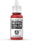 Vallejo Acrylic Paint, Vermillion, Red, VJ70947, 0.57 Fl Oz (Pack of 1)