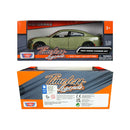 2023 Dodge Charger SXT Green Metallic "Timeless Legends" Series 1/24 Diecast Model Car by Motormax