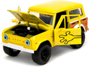 Jada Toys – Hollywood Rides 1:24 Scale Die-Cast 1972 Ford Bronco with Spongebob Figure – Opening Doors, Hood, Trunk, Rubber Tires – Collectible for Adults and Kids